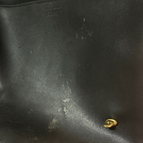 Robert Cheau Leathercraft — Vintage Black Leather Briefcase — Made in USA - Picture 4 of 6